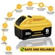 thumbnail image 2 of Batería de larga duración de 20 V, 6 Ah, para Dewalt DCB206 DCB204 DCB203 DCB208, 2 of 7