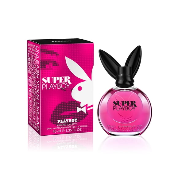 Perfume Playboy Superhero EDT para mujer en aerosol, 40 ml