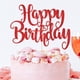 thumbnail image 4 of Decoración para tartas de cartón con purpurina para cumpleaños de FMiyuneea, color rojo, 4 of 7