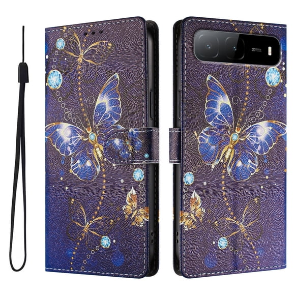 FOXDOCK Funda Tipo Cartera para infinix Hot 60i 5G con Soporte y Correa – Diseño de Patrones Lindos