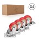 thumbnail image 5 of Ruedas giratorias TABKEER industriales de 3 pulgadas para uso pesado con freno, 5 of 7
