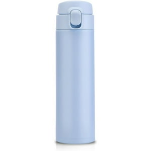 Veat00L - Termo, Botella De Agua, Capacidad De 450Ml, 6 Horas De Frío Y Calor, Termo De Acero Inoxidable, Cerradura De Seguridad, Taza Caliente Para Adultos Y Niños, Fácil De Llevar
