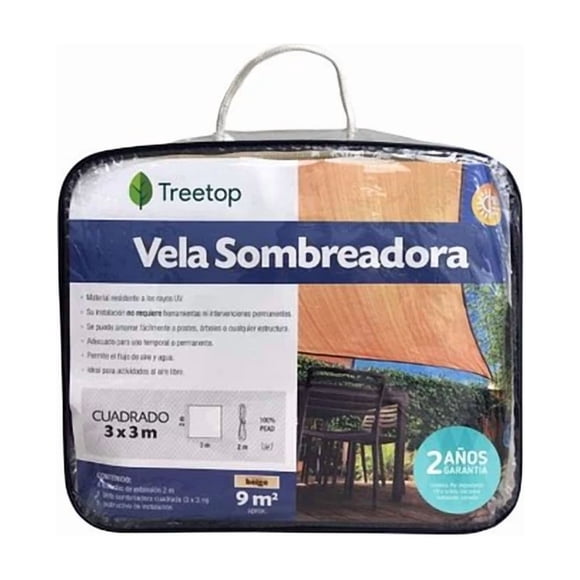 Vela Sombra Triangular 3x3x3m beige Marienberg