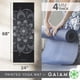 thumbnail image 3 of Esterilla de yoga Gaiam Classic con estampado de 4 mm, gruesa, antideslizante, tinta mística, 3 of 5