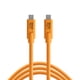 thumbnail image 1 of Cable TetherPro USB-C a USB-C de 5 Gbps Gen 1, 4,6 m, naranja, 1 of 7