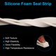 thumbnail image 3 of Uxcell 0.24" x 0.24" x 16.4ft Tira de Sellado de Espuma de Silicona, Tira de Clima Cuadrada, Blanca, 3 of 7
