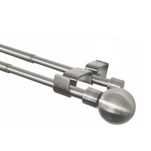 Metalhsa - Set Extensible Muro 75-110 Cm Terminal Bola Color Satín