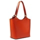 thumbnail image 2 of Tote Coach de cuero pebble pulido Sun Orange, 2 of 4