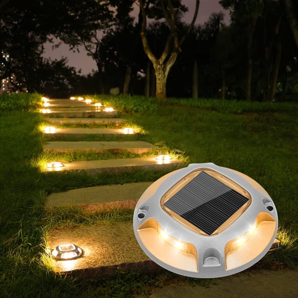 Luces solares para entrada VOLISUN, paquete de 12, LED, impermeables IP67