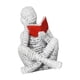 thumbnail image 2 of Figura De Mujer Leyendo Escultura Abstracta De Resina Para Estante De Entrada Estilo B, 2 of 3