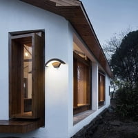Genérico - Aplique Luz Pared Impermeable Led 9W Exteror Jardin Lau