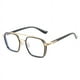 thumbnail image 3 of Trendy Blue Ray Cut Full Rim Eyeglasses for Men and Women - Square Spectacle Frame for Fashionable Style, 3 of 4
