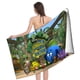 thumbnail image 4 of Junction Jungle Toalla de playa de secado rápido con diseño temático, regalo para mujeres y niñas, ideal para cumpleaños, fans, amantes de la música, uso en la playa o al aire libre, 78 × 160 cm, 4 of 6