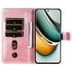 thumbnail image 4 of Funda con Cremallera para Realme 11 Pro, Carcasa Cartera de Cuero PU con Soporte y Tarjetero, 4 of 6