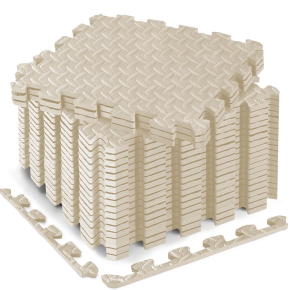 Colchoneta de ejercicio Haulcove 32 cm 18 piezas Beige resistente al agua