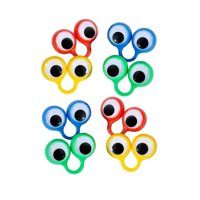 Finger Puppets Rhode Island Novelty Con Ojos Grandes, Paquete De 12