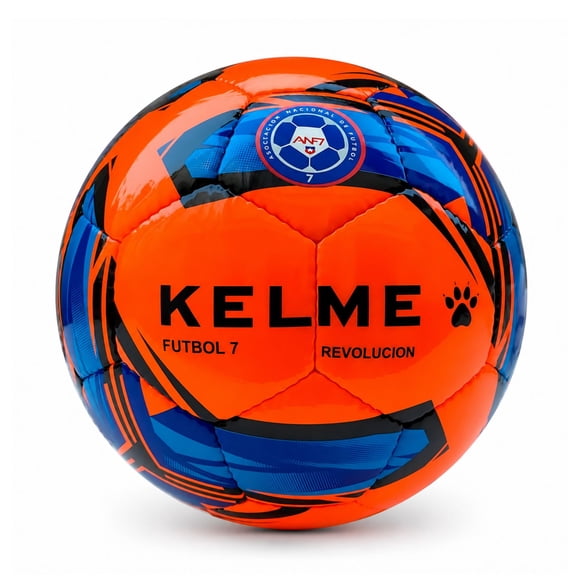 Balón Fútbol 7 Kelme Revolución ANF7 N°5 Bote Bajo Naranjo