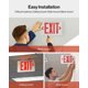 thumbnail image 5 of Señal de salida de emergencia Sunco Lighting, pack de 12, batería de 90 min, 5 of 8