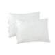 thumbnail image 1 of Funda De Almohada De Poliéster Color Sólido Funda De Cojín Con Corbatas 2 En 1 Blanco, 1 of 5