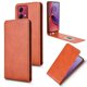thumbnail image 4 of Funda tipo folio para Motorola Moto G84 5G con soporte magnético y protección para la cámara Marrón, 4 of 6