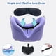 thumbnail image 5 of Juego de accesorios de VR para Quest 2: carcasa de silicona, empuñaduras para el mando, protector facial, tapones para los botones, juego de paños para las gafas y protector de lentes-Morado, 5 of 6