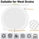 thumbnail image 3 of 10pcs, Disposable Shower Drain Hair Catcher For Shower, Hair Catcher Shower Drain Bathtub Stopper, Mesh Stickers Filter Sink Strainer Stickers, 3 of 4