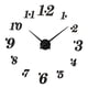 thumbnail image 2 of Acrílico DIY Reloj De Pared Grandes Pegatinas De Pared Reloj Números Arábigos Para La Escuela Negro, 2 of 5