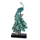 thumbnail image 5 of Estatua decorativa de pavo , escultura, figurita, el más , decoración para hogar, artesanías de resina para boda, estantería, decoración de , azul S, 5 of 5