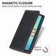 thumbnail image 5 of Funda tipo cartera con bloqueo RFID para Samsung Galaxy A07 Con tapa abatible, portatarjetas, cierre magnético, TPU y soporte Negro, 5 of 6