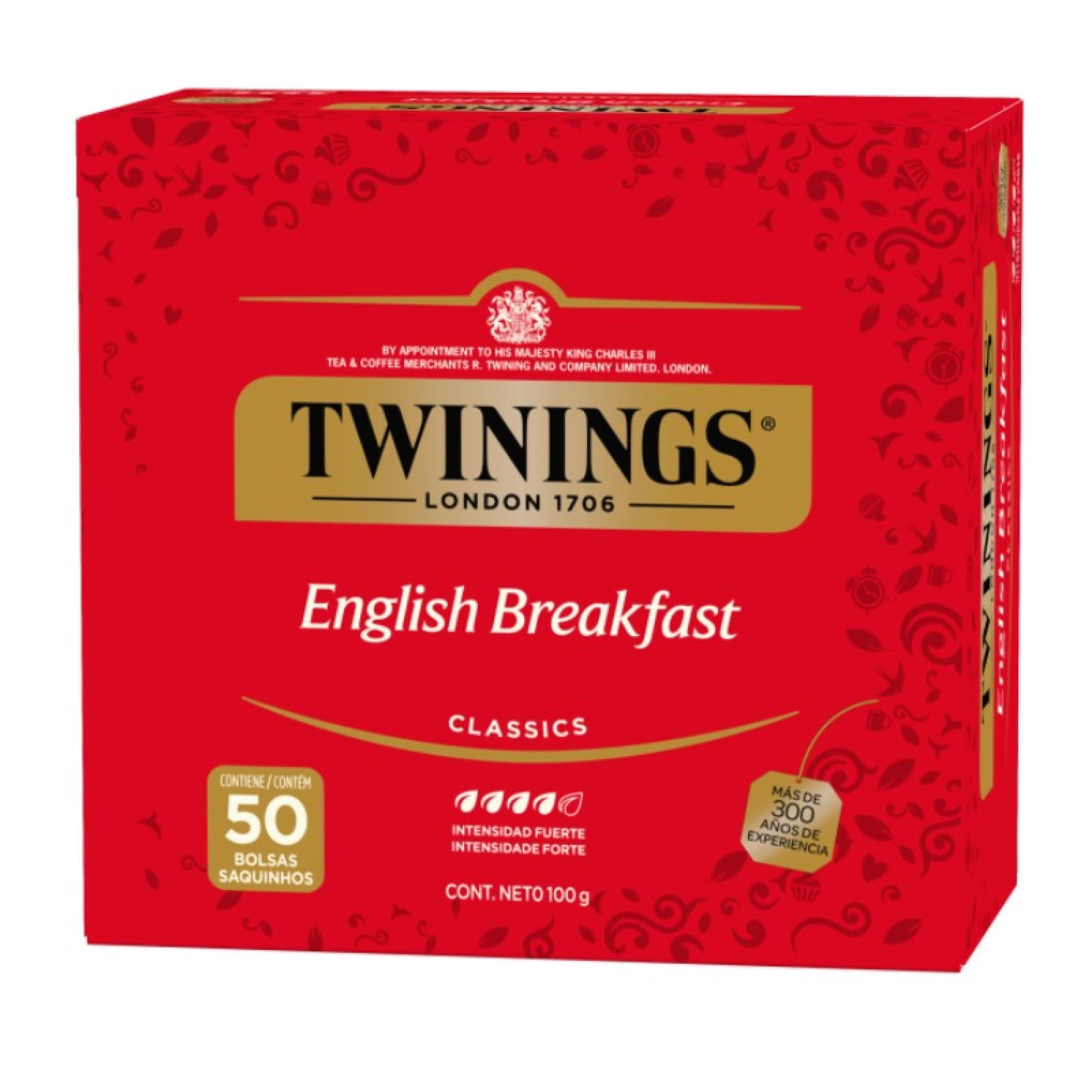 Té English Breakfast Caja 50 Un Twinings