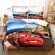 thumbnail image 1 of Cartoon Lightning McQueen Car Duvet Cover Sets Bedding Sets Polyester Digital Printing Quilt Cover Cars Boy Gift Bed Sheets, 1 of 5