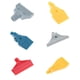 thumbnail image 4 of 6 unids 1/4 hilo plano viento jet aire soplando boquilla spray redondo gris rojo tipo, 4 of 5