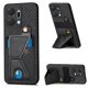 thumbnail image 1 of Funda Resistente para Honor X7A con Tarjetero y Soporte, Diseño Magnético Negro, 1 of 5