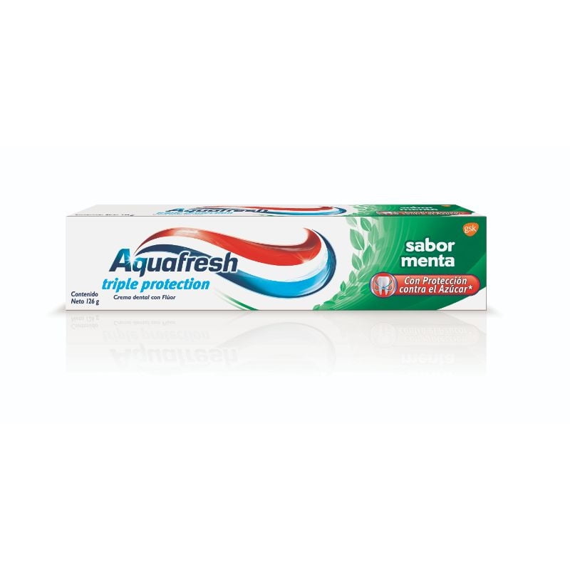 Pasta Dental Triple Protection Sabor Menta 126 g Aquafresh