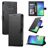 Funda Para Foxdock Samsung Galaxy S10E– Cuero Premium, 3 Ranuras Para Tarjetas, Protección Contra Impactos