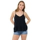 thumbnail image 1 of Blusa Mujer Pabilo Negro Flores Corona, 1 of 5