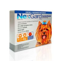 Nexgard - Antiparasitario Perros 2 A 4 Kg X 3 Comprimidos Masticables