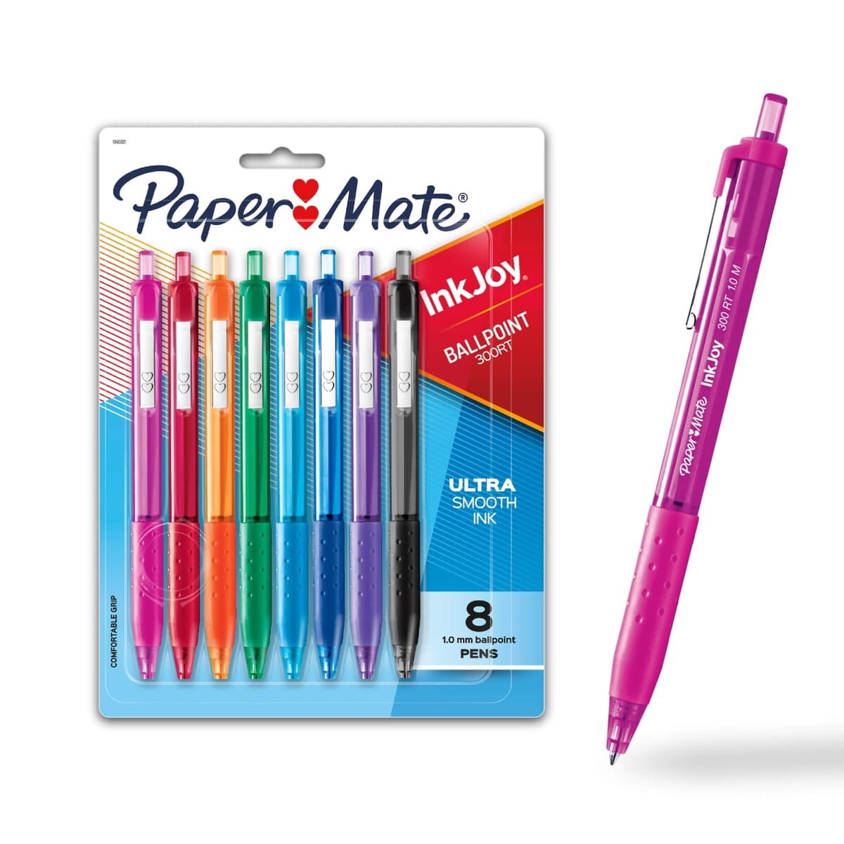 Bolígrafo Paper Mate Inkjoy 300rt 1.0 Mm 8 Colores