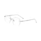 thumbnail image 5 of Gafas Sin Montura Casual Gafas De Moda Para Fiesta Cumpleaños Vacaciones Plata, 5 of 5