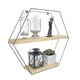 thumbnail image 1 of Repisa Hexagonal Pino Black, 1 of 3