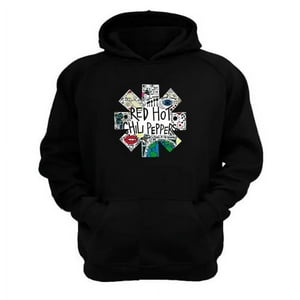 Genérico - Polerón Canguro Red Hot Chili Peppers Negro Talla S Unisex