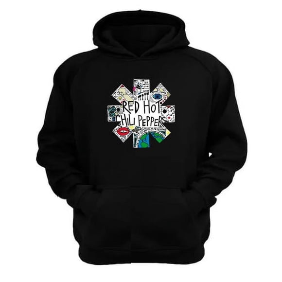 Polerón Canguro Red Hot Chili Peppers Negro Talla S Unisex