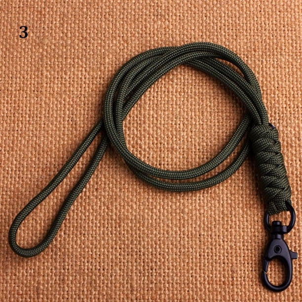 Outdoor Multifunctional Paracord Lanyard For Keychain Whistle Card Rope