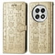 thumbnail image 2 of Funda Cartera FOXDOCK para OnePlus 13 , Flip PU con Relieve de Gatos y Perros, Tarjetero y Soporte, 2 of 6