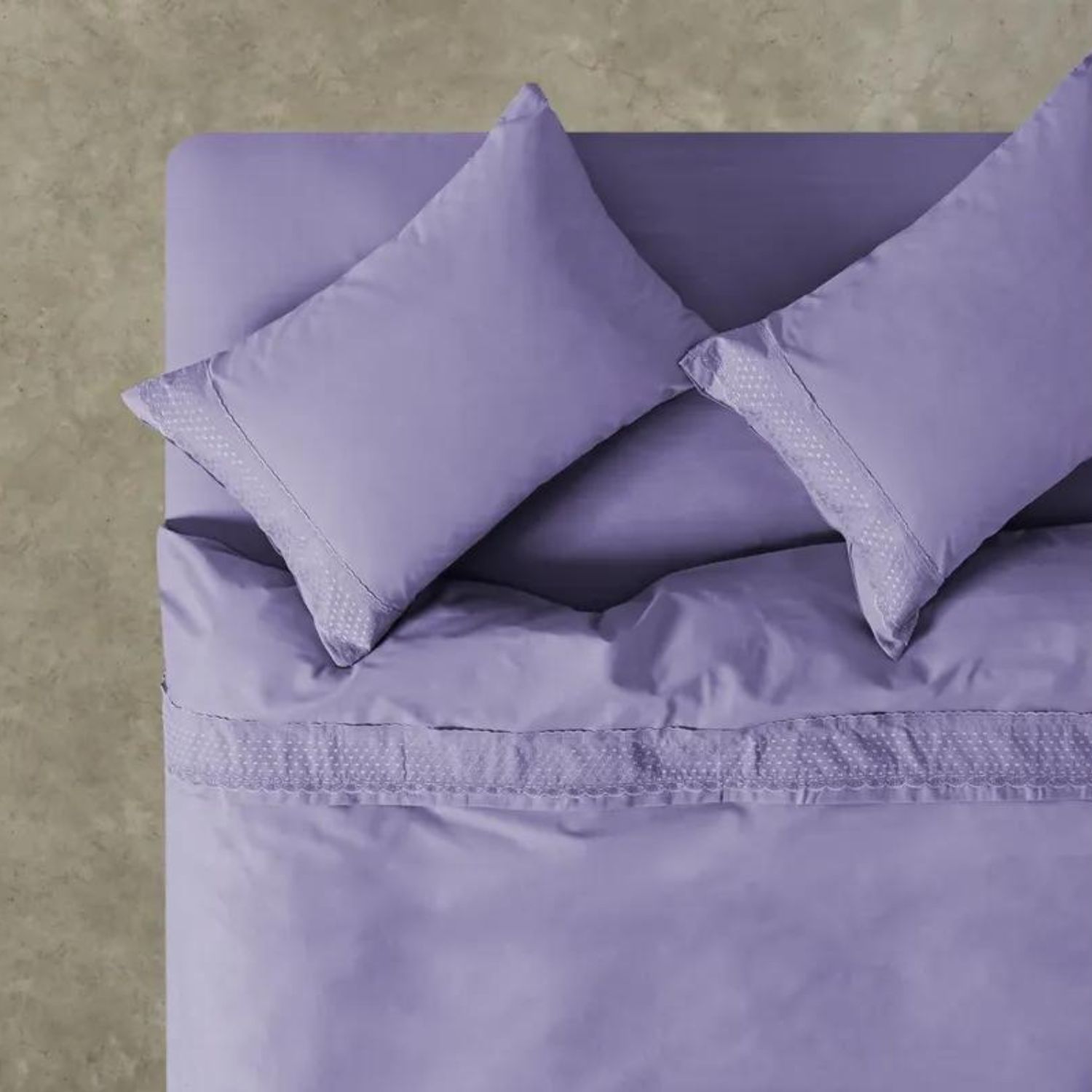 Cannon Home - Sábana Cannon Af 144 Hilos King Clay Lila