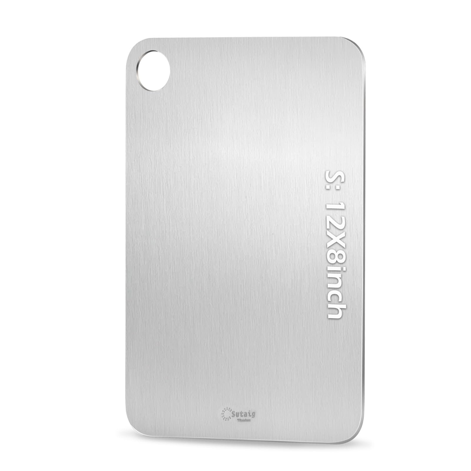 Tabla De Cortar Sutaig Titanium 100% Titanio Puro Tamaño S