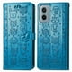 thumbnail image 1 of Funda Cartera FOXDOCK para Motorola Moto G05 , Flip PU con Relieve de Gatos y Perros, Tarjetero y Soporte, 1 of 6