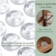 thumbnail image 4 of 214 Protectores De Armario Transparentes Autoadhesivas De Silicona Patas De Goma Transparente De 3, 4 of 7