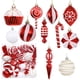 thumbnail image 1 of 24 Adornos Navideños Para árbol De Navidad, Decoración Navideña Para Fiestas, Compromisos En Interiores, Estilo B, 1 of 3