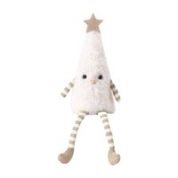 Bothyi - Muñeco De Peluche De Árbol De Navidad, Divertido Regalo De Navidad Para Estantería Navideña, Dormitorio, Color Blanco